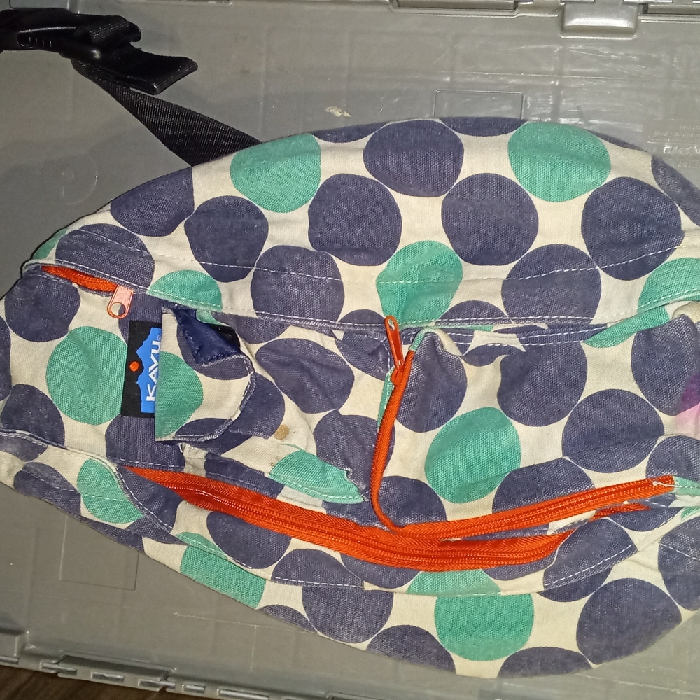 Kavu Blue and Green Sporty Cap